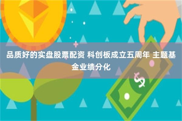 品质好的实盘股票配资 科创板成立五周年 主题基金业绩分化