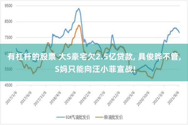 有杠杆的股票 大S豪宅欠2.5亿贷款, 具俊晔不管, S妈只能向汪小菲宣战!