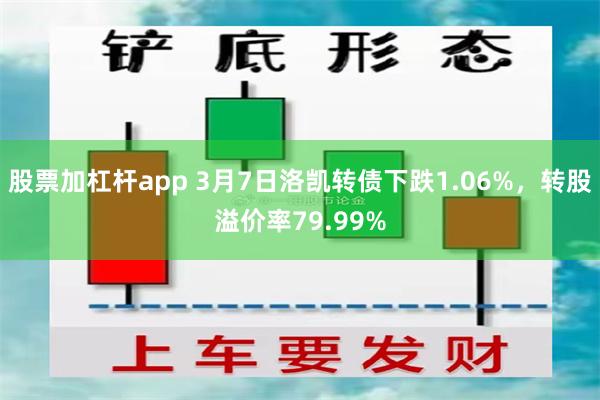 股票加杠杆app 3月7日洛凯转债下跌1.06%，转股溢价率79.99%